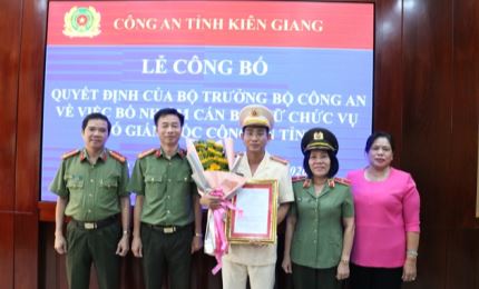 Colonel Tran Van Cung appointed as Deputy Director of Kien Giang provincial Police